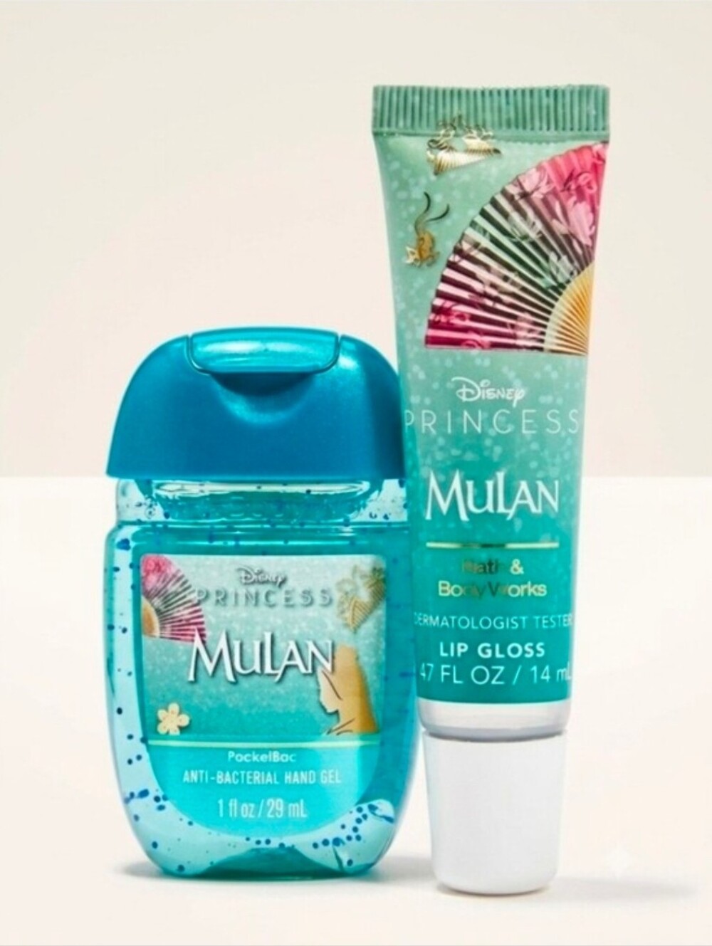 Disney Princess Mulan Bath & Body Trio - Teal and Gold - Picture 6 of 7